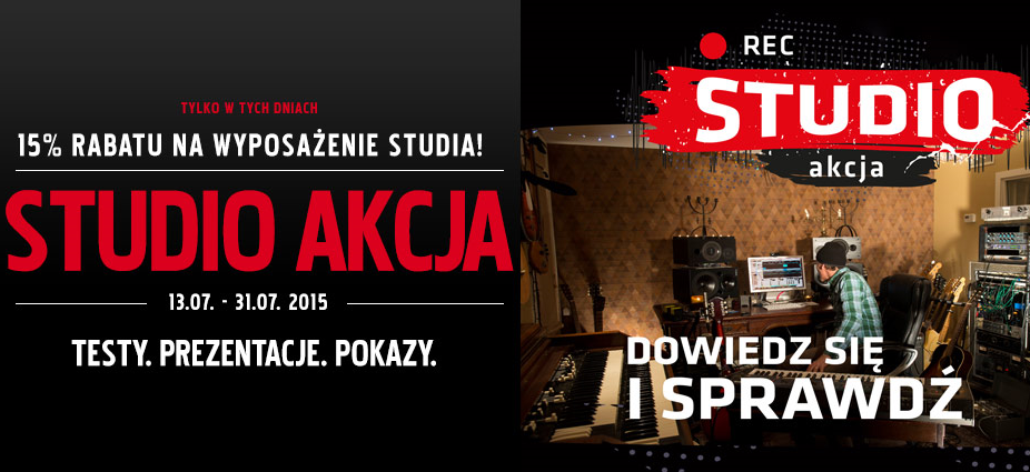 Kolejna edycja STUDIO AKCJI w MusicCenter.pl